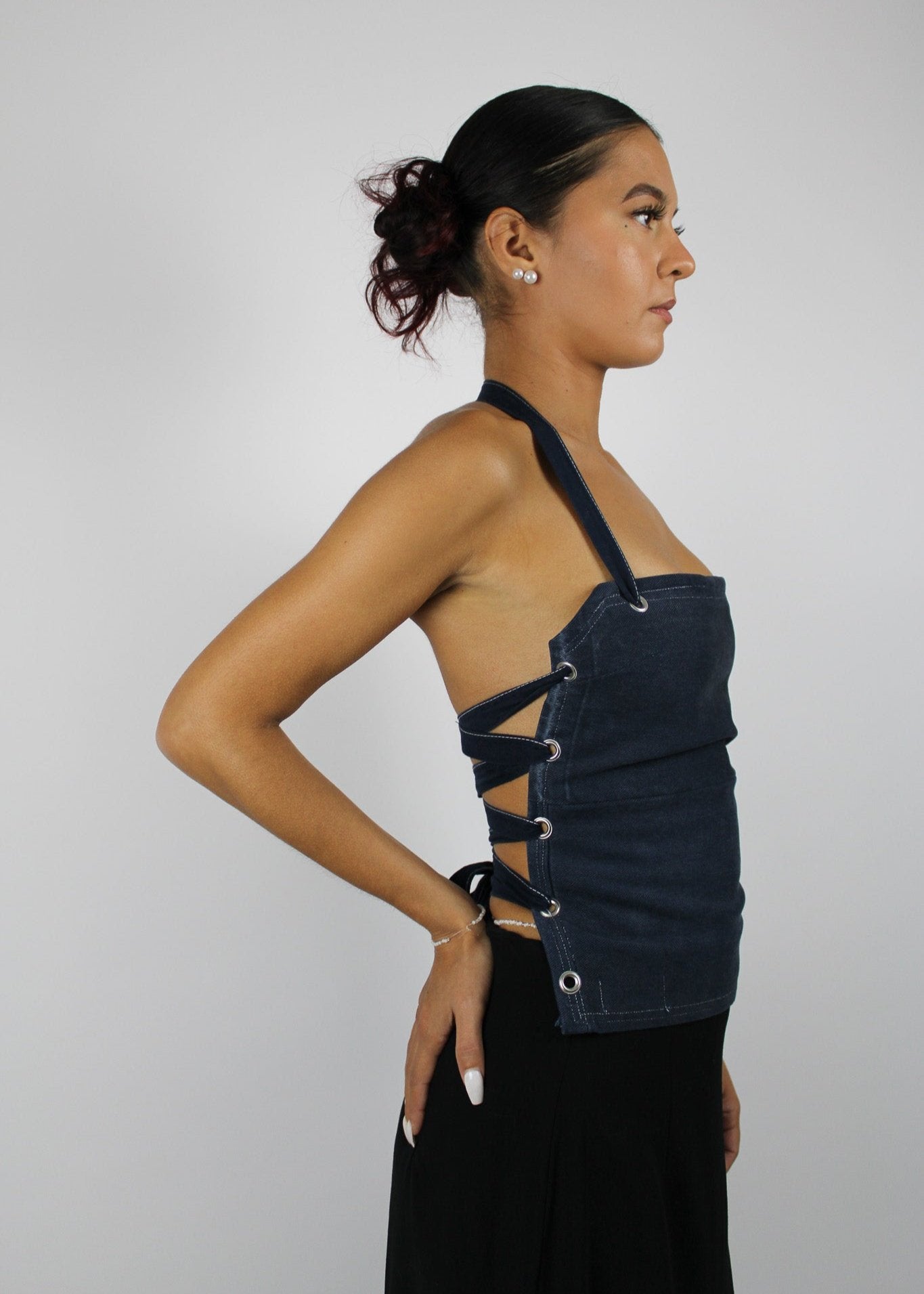 DANITOP DENIM DROIT