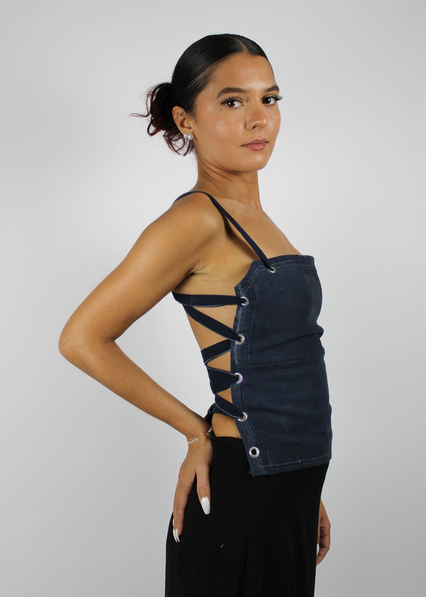 DANITOP DENIM DROIT